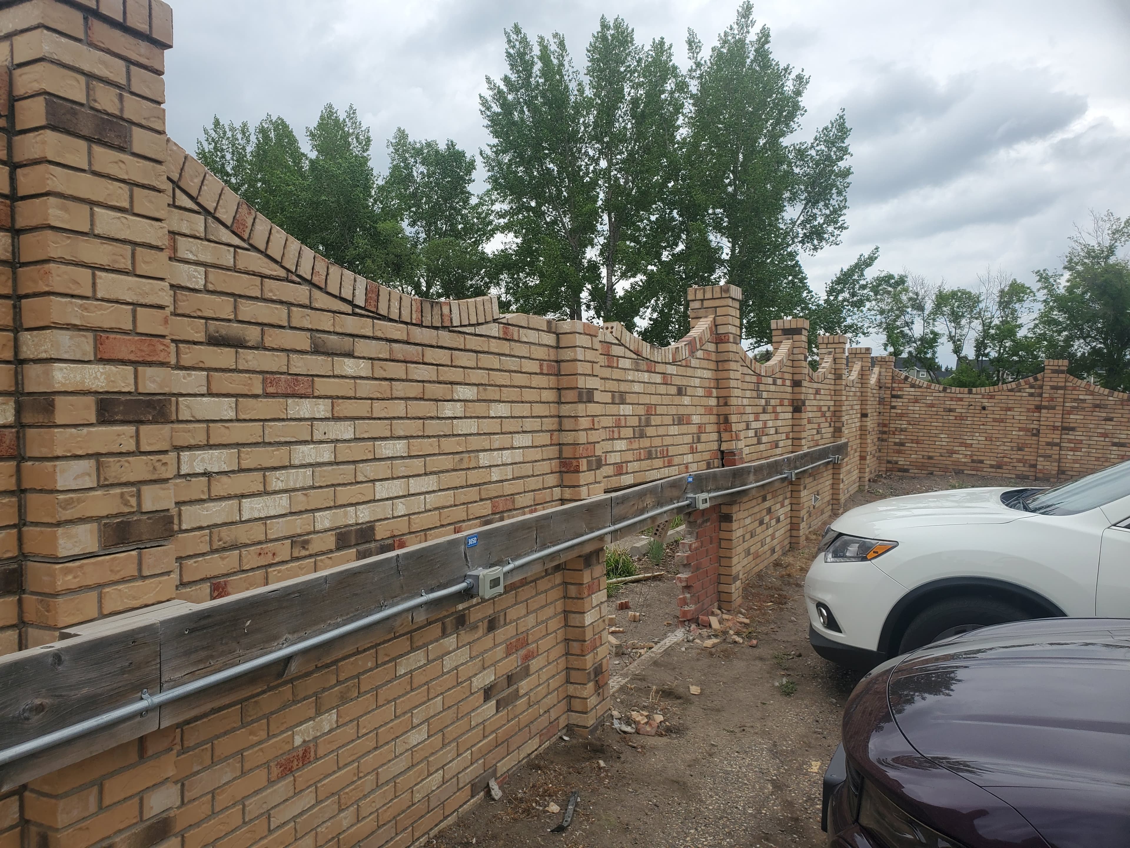 Brick Fence project